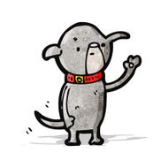 cartoon little dog N34