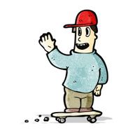 Cartoon Skater Boy N11
