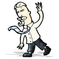 cartoon entrepreneur