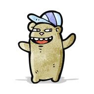 funny cartoon bear N9