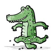 dancing crocodile cartoon