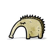 Cartoon Aardvark N2