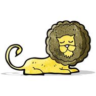 cartoon roaring lion N2