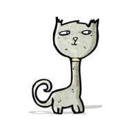 funny cartoon cat N81