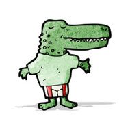 Cartoon Crocodile N28
