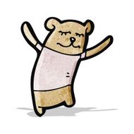 cartoon teddy bear N20