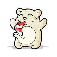 cartoon teddy bear with sock N2