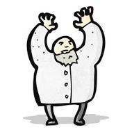 cartoon mad scientist N2