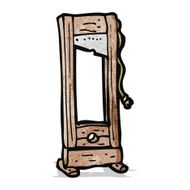cartoon guilotine