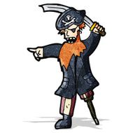 pirate captain cartoon N2