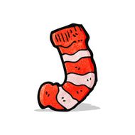 cartoon striped sock N2