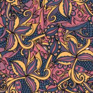 Abstract seamless hand-drawn pattern N42