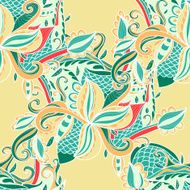 Abstract seamless hand-drawn pattern N43