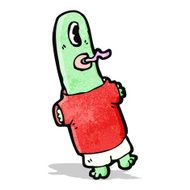 Cartoon Alien N61