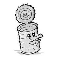 Cartoon Tin Can N2