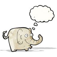 funny cartoon elephant N3