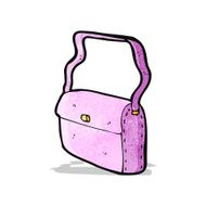cartoon pink bag