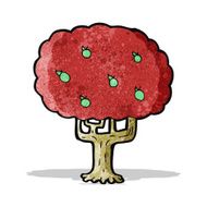 Cartoon Apple Tree N8