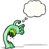 cartoon space alien N40
