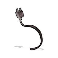 cartoon electrical plug N4