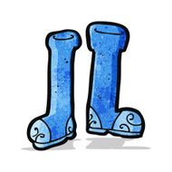rubber wellingtons cartoon