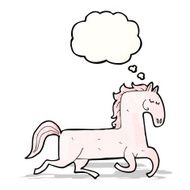 cartoon prancing horse