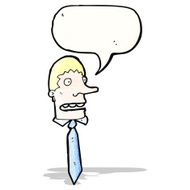 talking office man