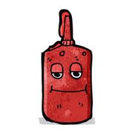 ketchup bottle cartoon