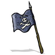 cartoon pirate flag N7