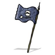 cartoon pirate flag N8