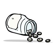 cartoon jar of pills N3