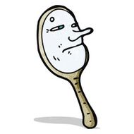 cartoon magic mirror