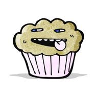 cartoon cupcake N29