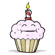 cartoon cupcake N31