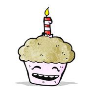 cartoon cupcake N32