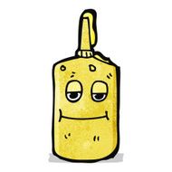 Cartoon Mustard Bottle N3