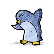 Cartoon penguin N21