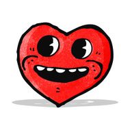 funny heart cartoon character N4