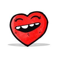 funny heart cartoon character N6