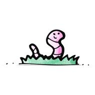 Cartoon Worm N33