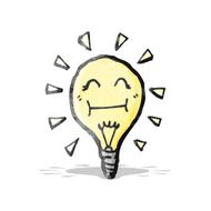 Light Bulb Cartoon Character N2