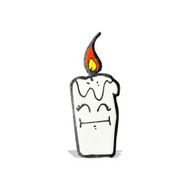 Burning Candle Cartoon N2