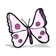 Cartoon Butterfly N40