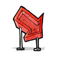 cartoon arrow sign N2