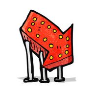 cartoon arrow sign N3