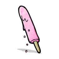 melting ice lolly cartoon