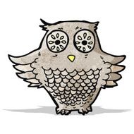 cartoon wise owl N2