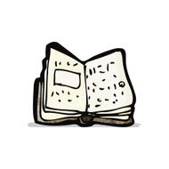 Cartoon Open Book N4