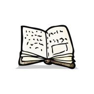 Cartoon Open Book N5