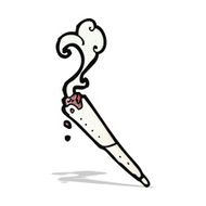 Cartoon Marijuana Joint N3